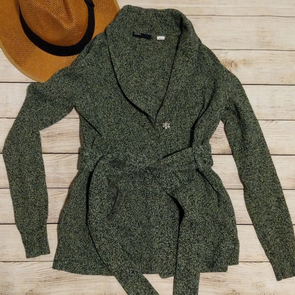 BDG Green Cardigan